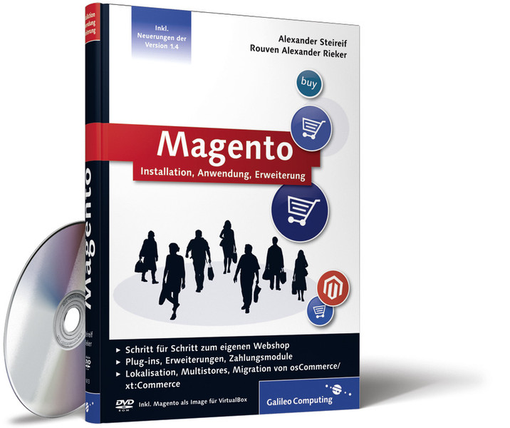 Galileo Press Computing Magento 416pages German software manual