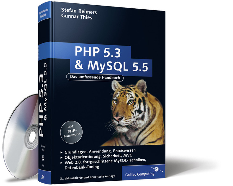Galileo Press Computing PHP 5.3 und MySQL 5.5 1085pages German software manual