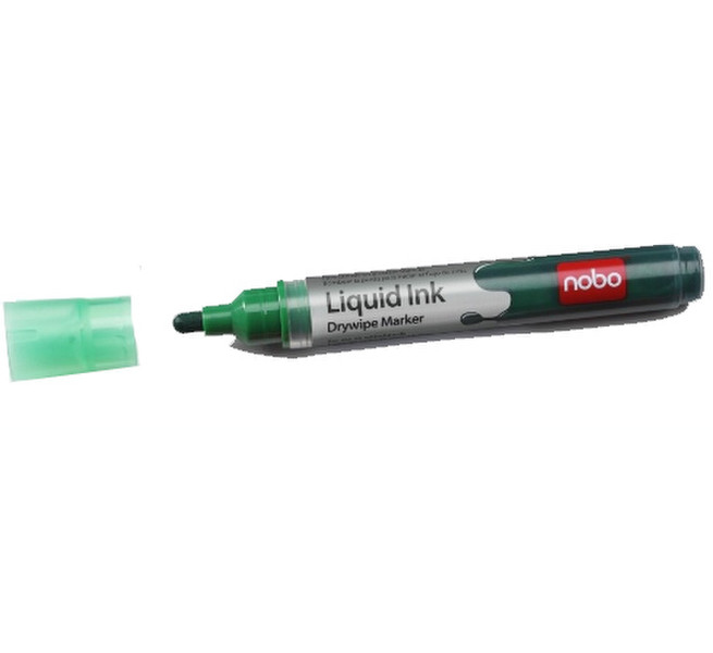 Nobo Liquid Ink Drywipe Markers Green (12) marker