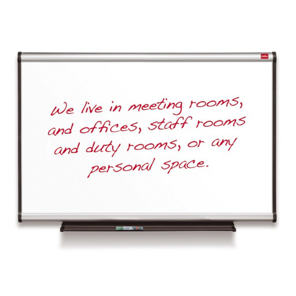 Nobo Prestige Magnetic Enamel Whiteboard-Graphite Trim 1800x1200