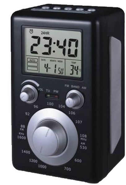 CMX RRD 1220 Часы Черный радиоприемник