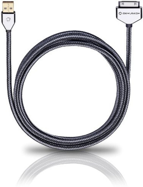 OEHLBACH 60040 0.5м USB A 30-p Серый дата-кабель мобильных телефонов