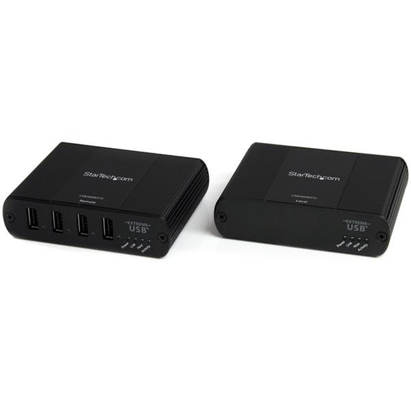 StarTech.com 4 Port USB 2.0 Cat 5 oder Cat 6 Extender - Cat5 Verlängerung bis 100m