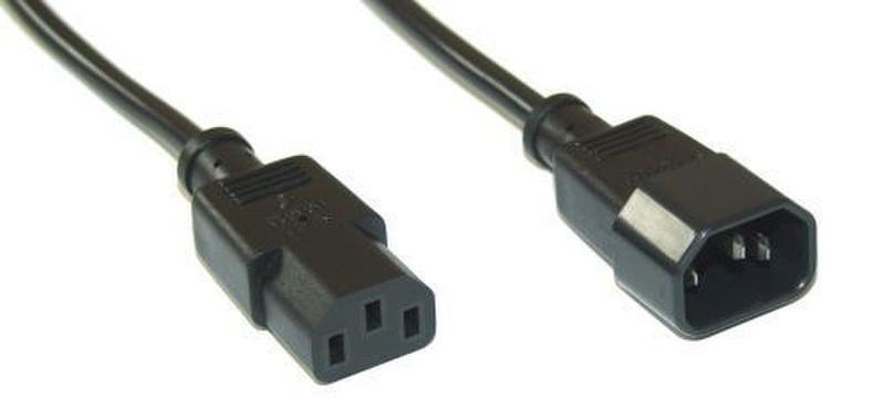 InLine 16605 0.5m Black power cable