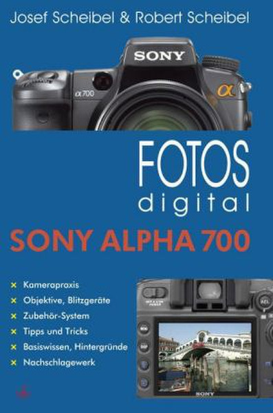 buch Fotos digital - Sony Alpha 700 208pages German software manual