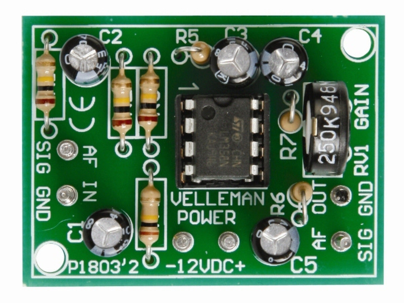 Velleman K1803 Green AV receiver
