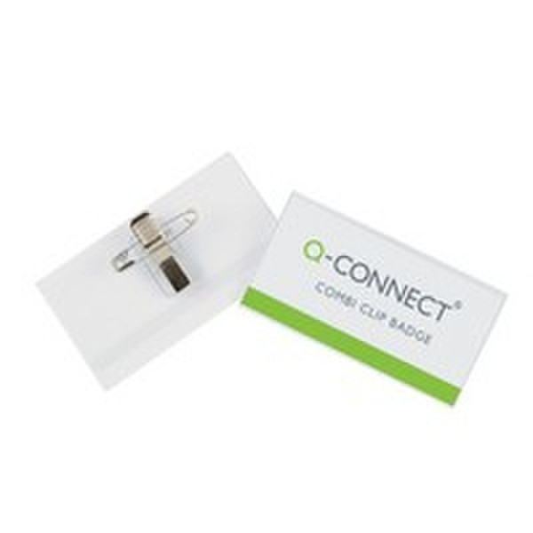 Q-CONNECT KF01568 PVC 50pc(s) badge/badge holder