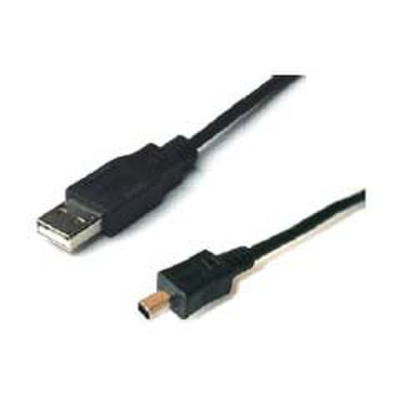 Matsuyama CF732 1.8m USB A Micro-USB B Black USB cable