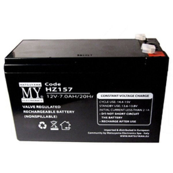 Matsuyama HZ157 Sealed Lead Acid (VRLA) 7000mAh 12V rechargeable battery