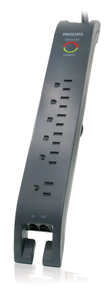 Philips Home Office Surge Protector SPP4061G/17