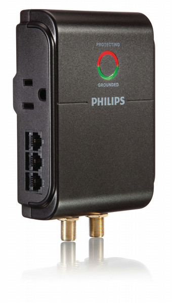 Philips SPP5035A/17 3AC outlet(s) Black surge protector