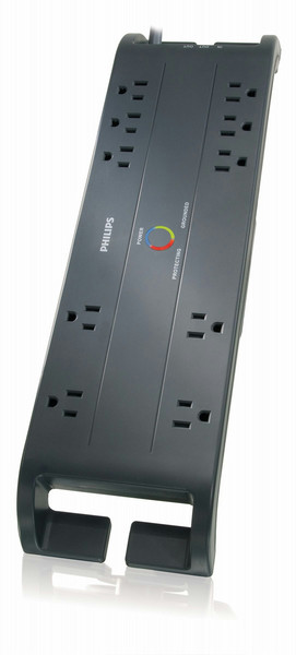 Philips SPP4107B/17 10AC outlet(s) 1.22m Black surge protector