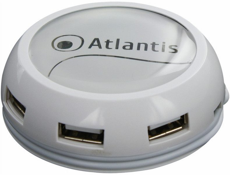 Atlantis Land P014-GH902-W 480Мбит/с Белый хаб-разветвитель