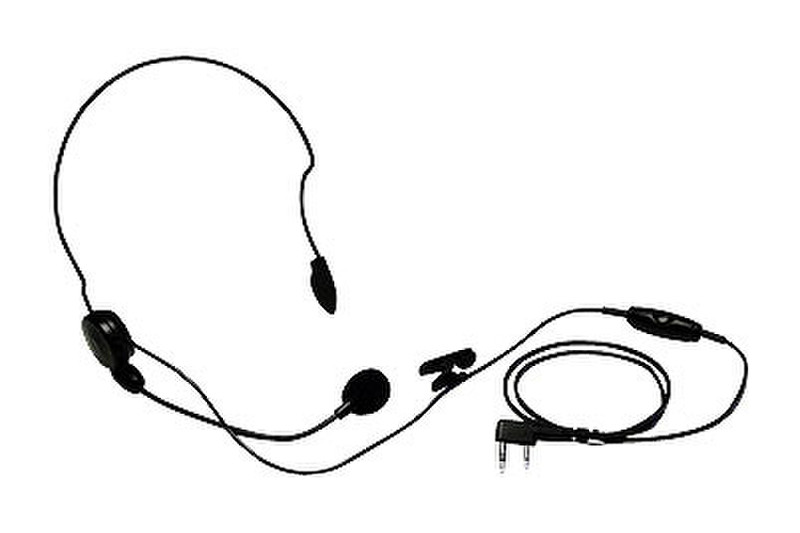 Kenwood Electronics KHS-22 Binaural Verkabelt Schwarz Mobiles Headset