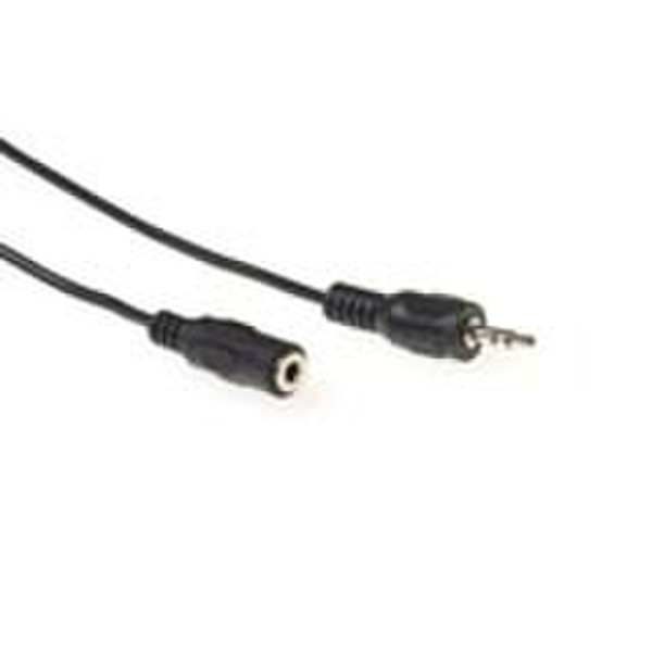 Advanced Cable Technology 3.5 mm stereo jack extension cable male - female 3м 3,5 мм 3,5 мм Черный аудио кабель