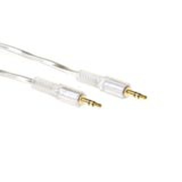 Advanced Cable Technology High quality 3.5 mm stereo jack connection cable male - male 3м 3,5 мм Прозрачный аудио кабель