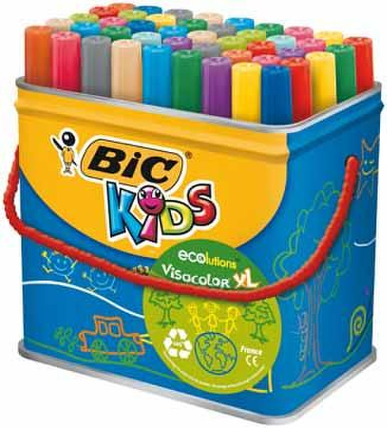 BIC Kids Visacolor XL Bold Разноцветный 48шт фломастер