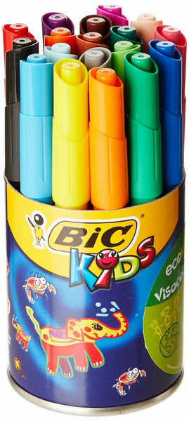 BIC Kids Visacolor XL Fettdruck Mehrfarben 18Stück(e) Filzstift
