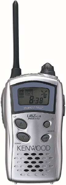Kenwood Electronics PMR446 Consumer FM Transceiver Персональный Cеребряный радиоприемник