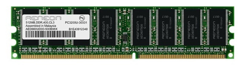 Infineon DDR 512MB PC400 DS 64Mx64 0.5GB DDR 400MHz Speichermodul