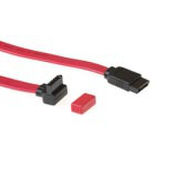 Advanced Cable Technology SATA connection cable with hooked connector 1 m 1м SATA female angled SATA female straight Красный кабель последовательной связи