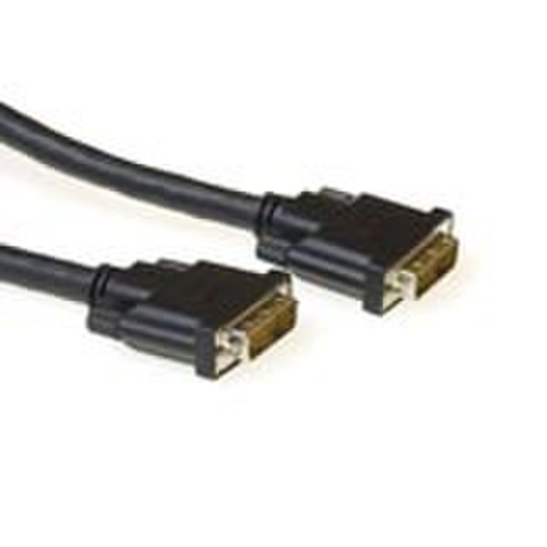 Advanced Cable Technology SLAC DVI-D connection cable male - male 15 m 15m DVI-D DVI-D Schwarz DVI-Kabel