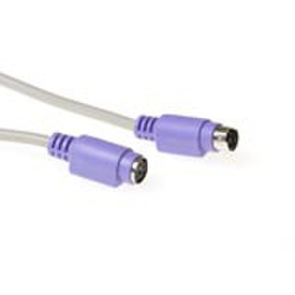 Advanced Cable Technology Keyboard extension cable PS/2 male - PS/2 female 2 m 2м Слоновая кость кабель PS/2