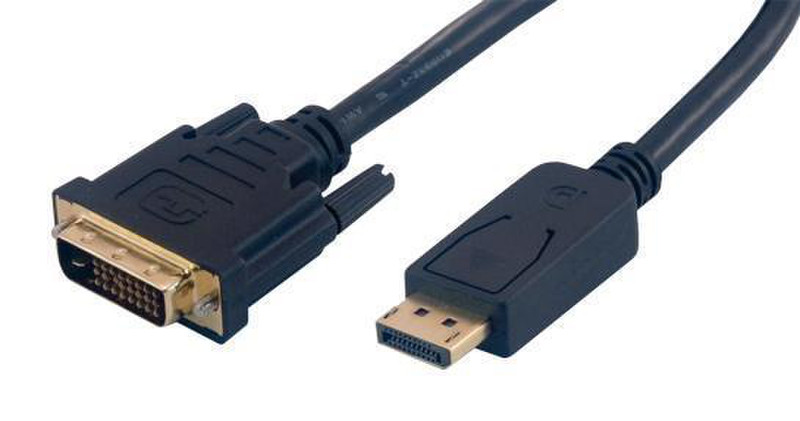 MCL MC393-2M 2m DisplayPort DVI-D Black video cable adapter