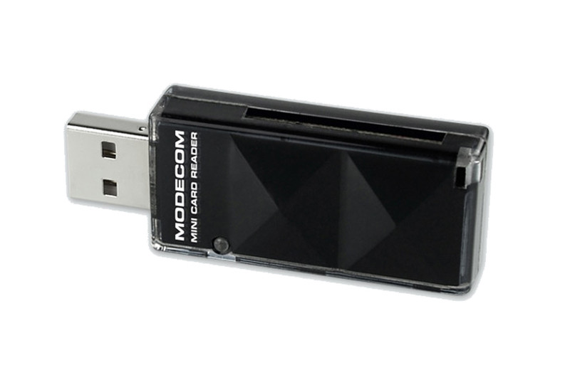 Modecom CR-MINI USB 2.0 Черный устройство для чтения карт флэш-памяти