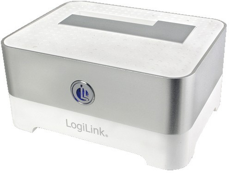 LogiLink Quickport USB 3.0 Cеребряный док-станция для ноутбука