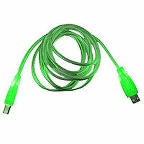 Sharkoon Luminous USB 2m 2м Зеленый кабель USB