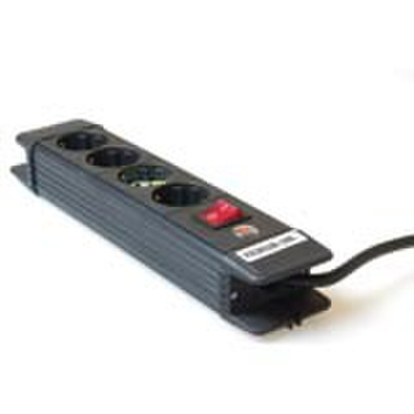 Advanced Cable Technology PDU with switch 4x Schuko 4AC outlet(s) 2m Verlängerungskabel
