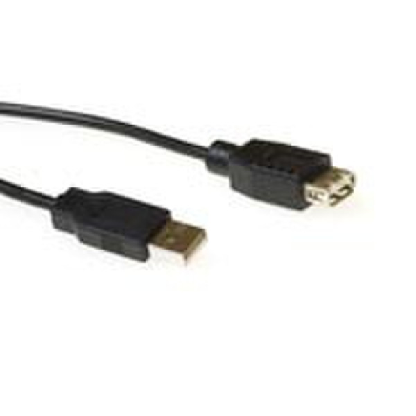 Advanced Cable Technology USB 2.0 extensioncable USB A male - USB A female 1.8 m 1.8m USB A USB A Schwarz USB Kabel