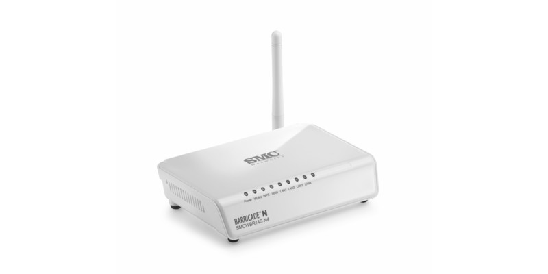 SMC SMCWBR14S-N4 Fast Ethernet Белый