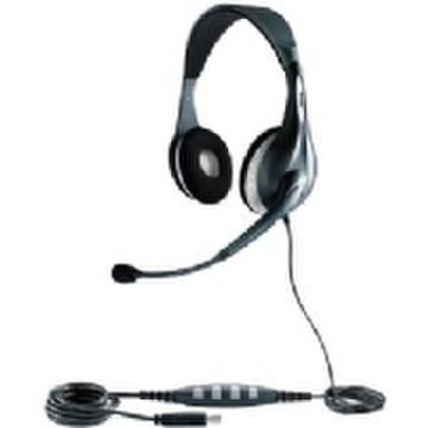 Jabra BIZ 360 Duo Binaural Kopfband Schwarz Headset