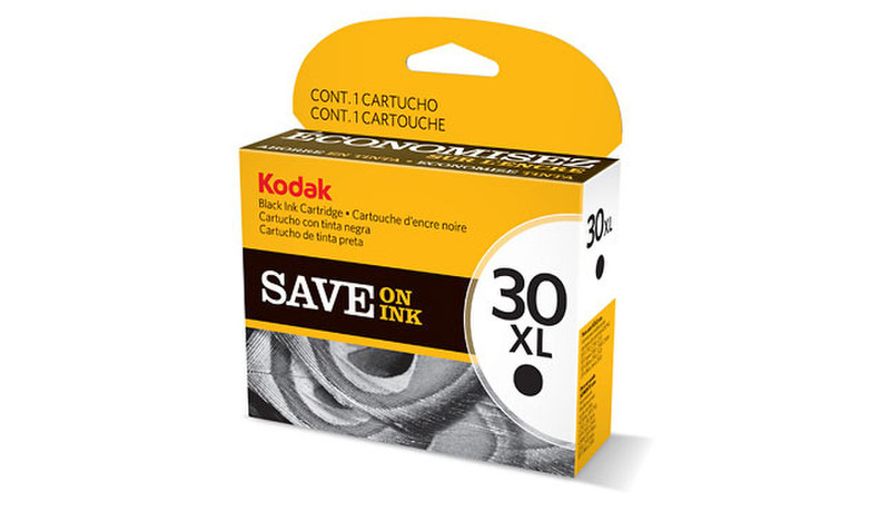 Kodak Black Ink Cartridge, 30XL Черный струйный картридж