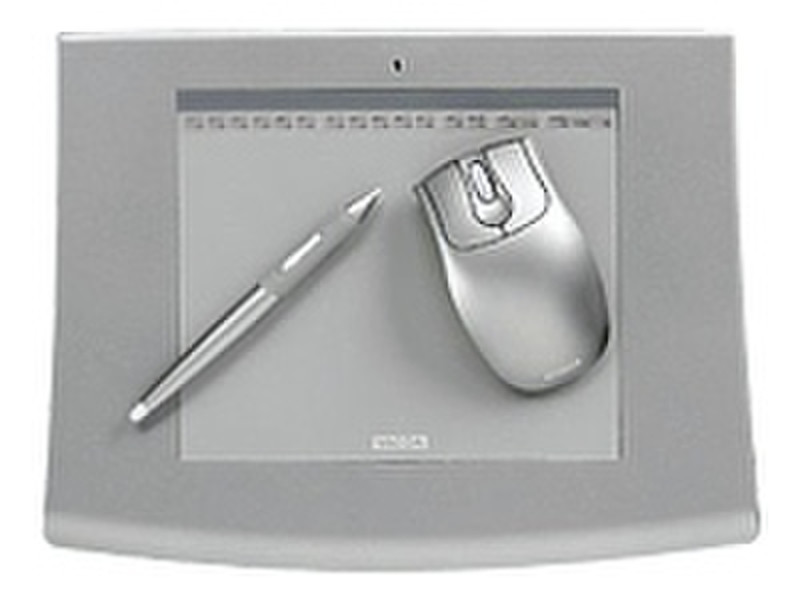 Wacom Intuos Intuos2 A5 Platinum 2540lpi Pen 2D Mouse 2540линий/дюйм 203 x 162мм USB графический планшет