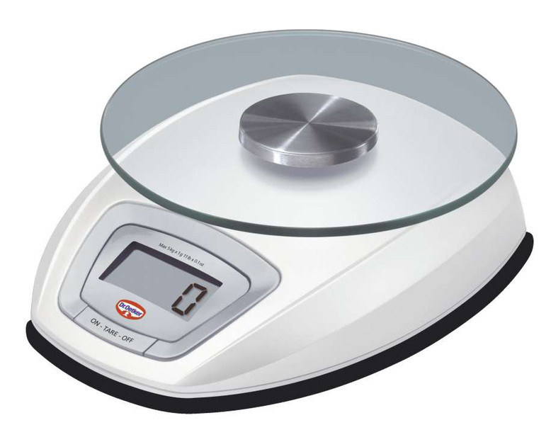 LEIFHEIT Dr. Oetker Electronic kitchen scale Silber, Weiß