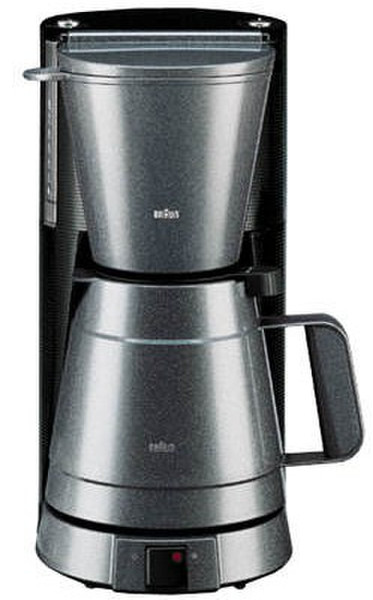 Braun KF 177 Drip coffee maker 8cups Titanium
