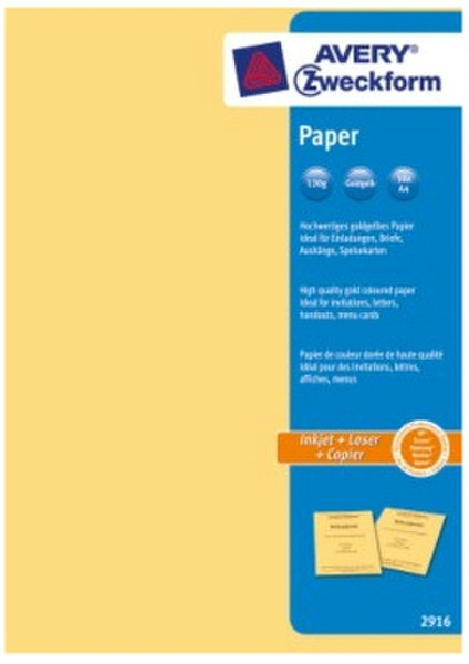 Avery 2916 Yellow inkjet paper