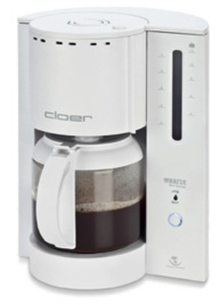 Cloer 5221 freestanding Drip coffee maker 1.8L 14cups White coffee maker