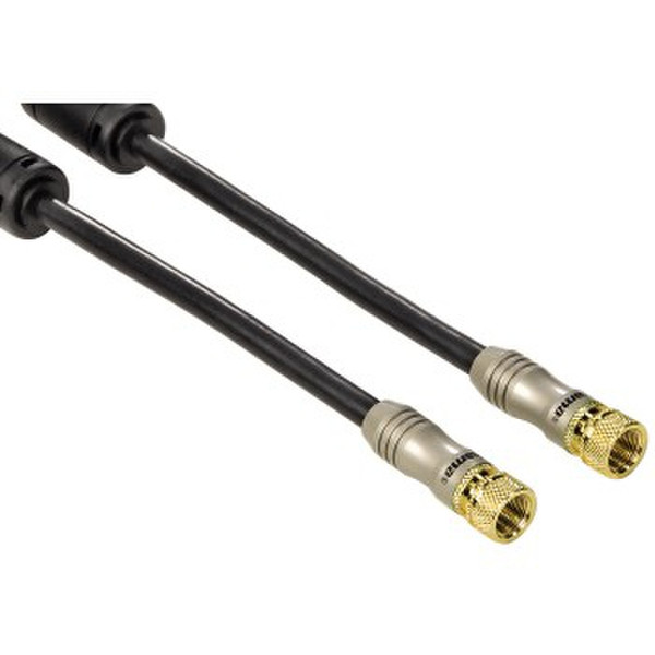 Hama 00056515 1.5m Black coaxial cable