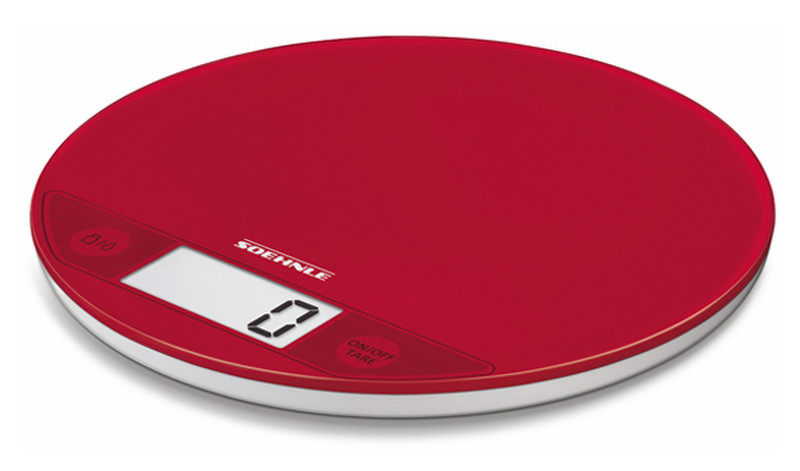 Soehnle Flip Red Electronic kitchen scale Rot