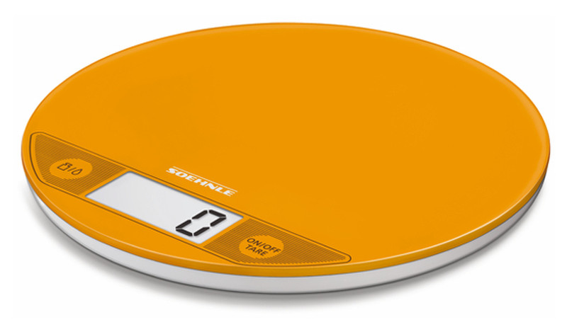 Soehnle Flip Orange Electronic kitchen scale Orange