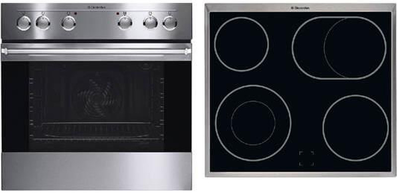 Electrolux ES 501.22XX Ceramic Electric oven cooking appliances set