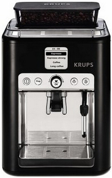 Krups EA 6930 Espresso machine 1.8л 10чашек Черный, Хром кофеварка