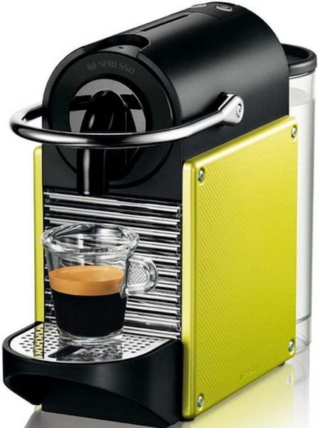 DeLonghi Pixie EN 125.L Pad-Kaffeemaschine 0.7l Edelstahl, Gelb