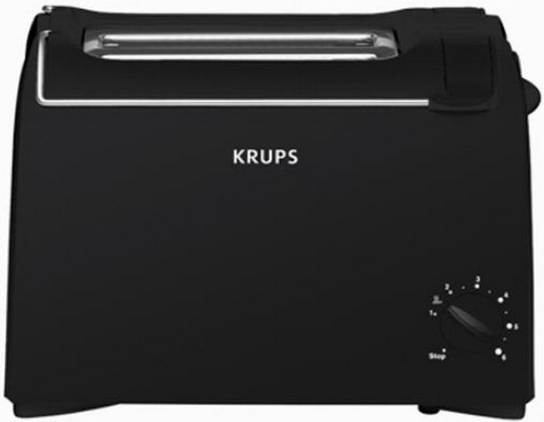 Krups F 151 15 2slice(s) 700W Black toaster