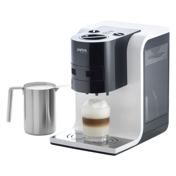 Petra KM 45 Espressomaschine Schwarz, Weiß Kaffeemaschine