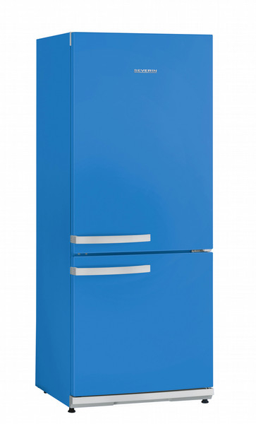 Severin KS 9898 freestanding 173L 54L A++ Blue fridge-freezer